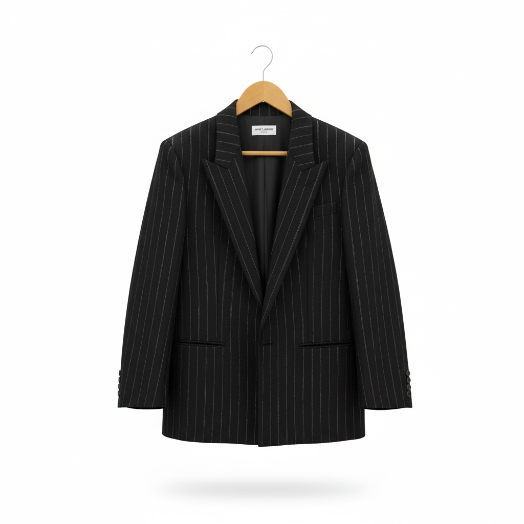 ✨ YSL Saint Laurent Black Pinstripe Blazer ✨