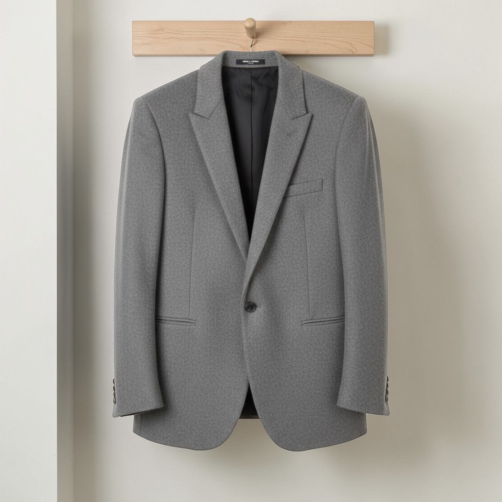 🔥 YSL Corduroy Slim Fit Blazer – Grey