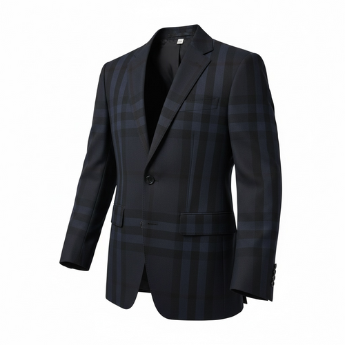 Burberry Navy Black Plaid Tailored Blazer 👔✨
Classic Check Wool Blend Suit Jacket 🔥 Premium British Luxury Fit