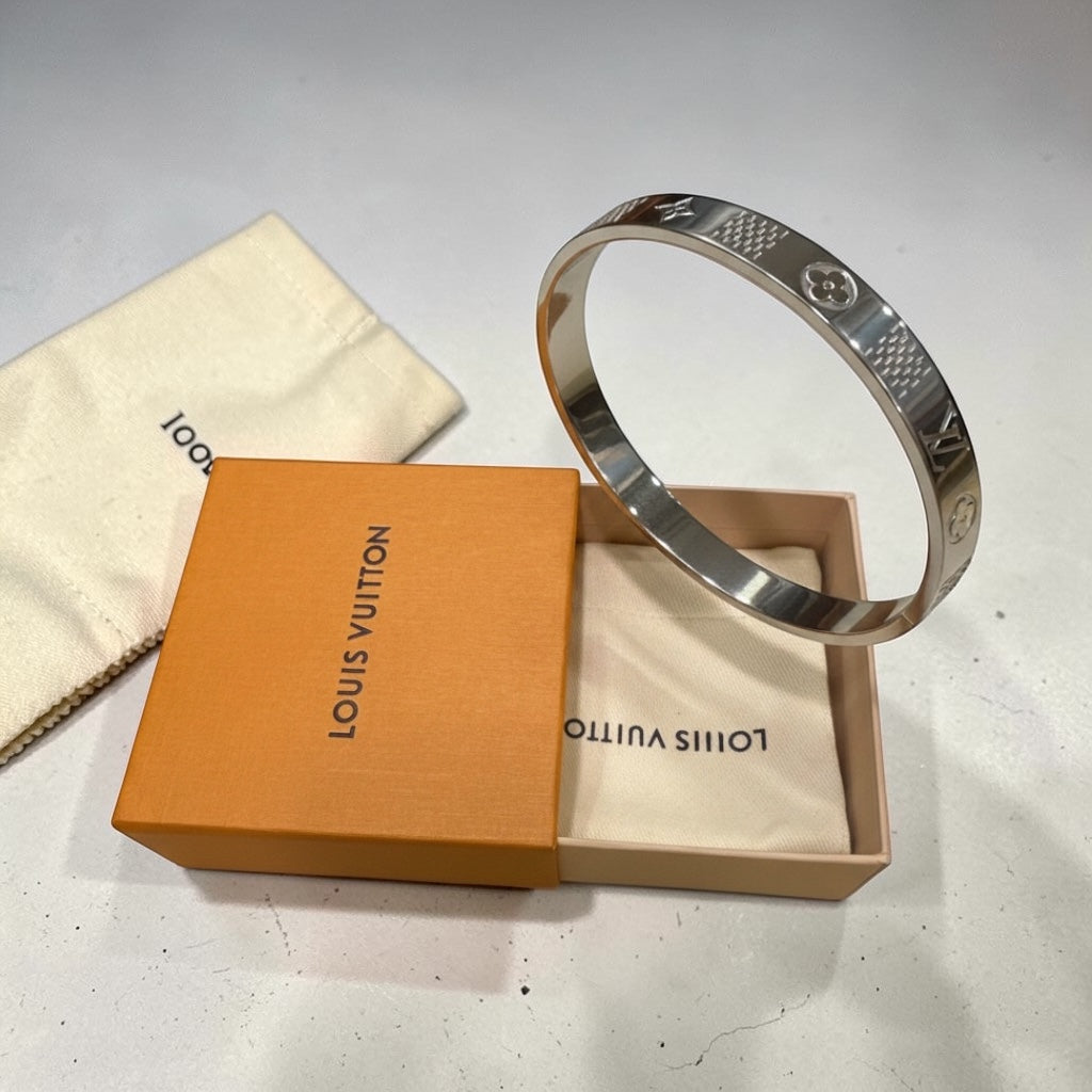 ✨ LV Pure Silver Men’s Bracelet ✨