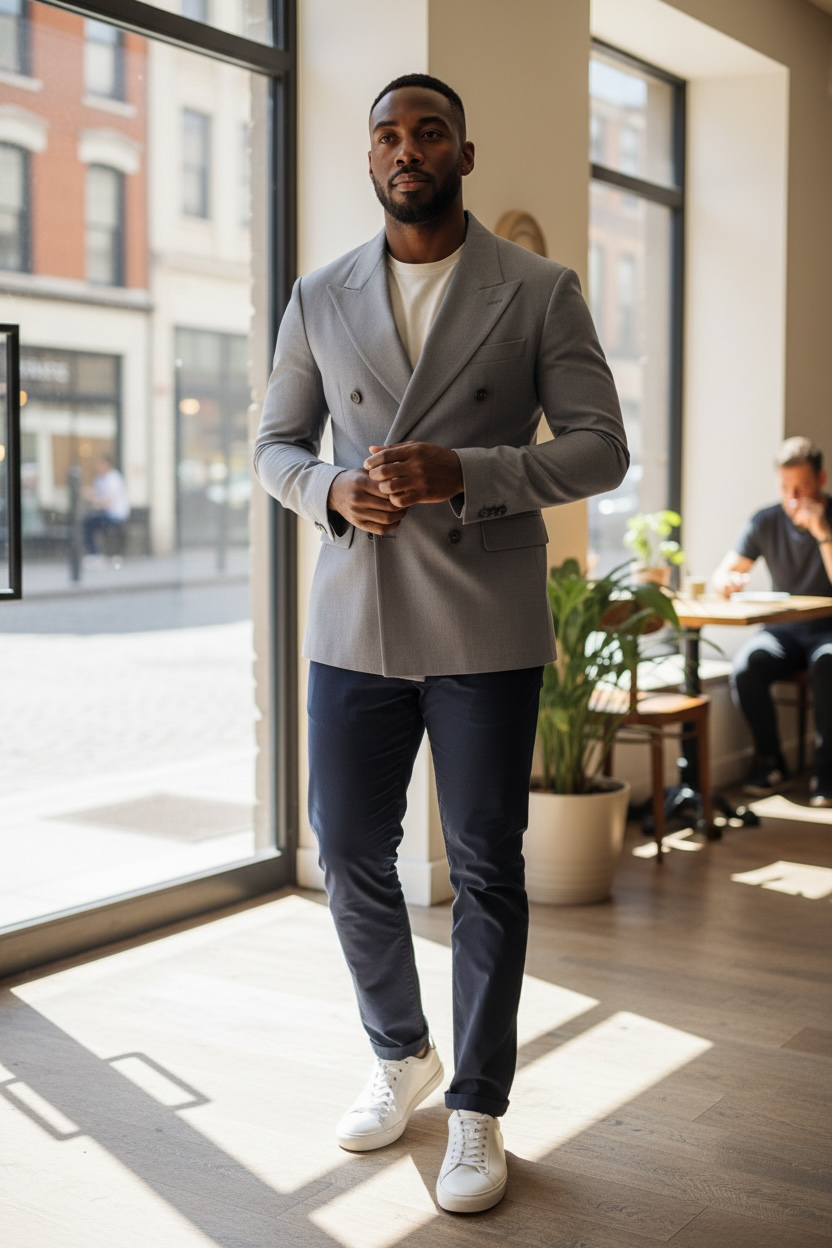 🔥 Elegant Light Grey Vivienne 🔥 Westwood Single-Breasted Blazer 👔 Premium Tailored Designer Jacket ✨
