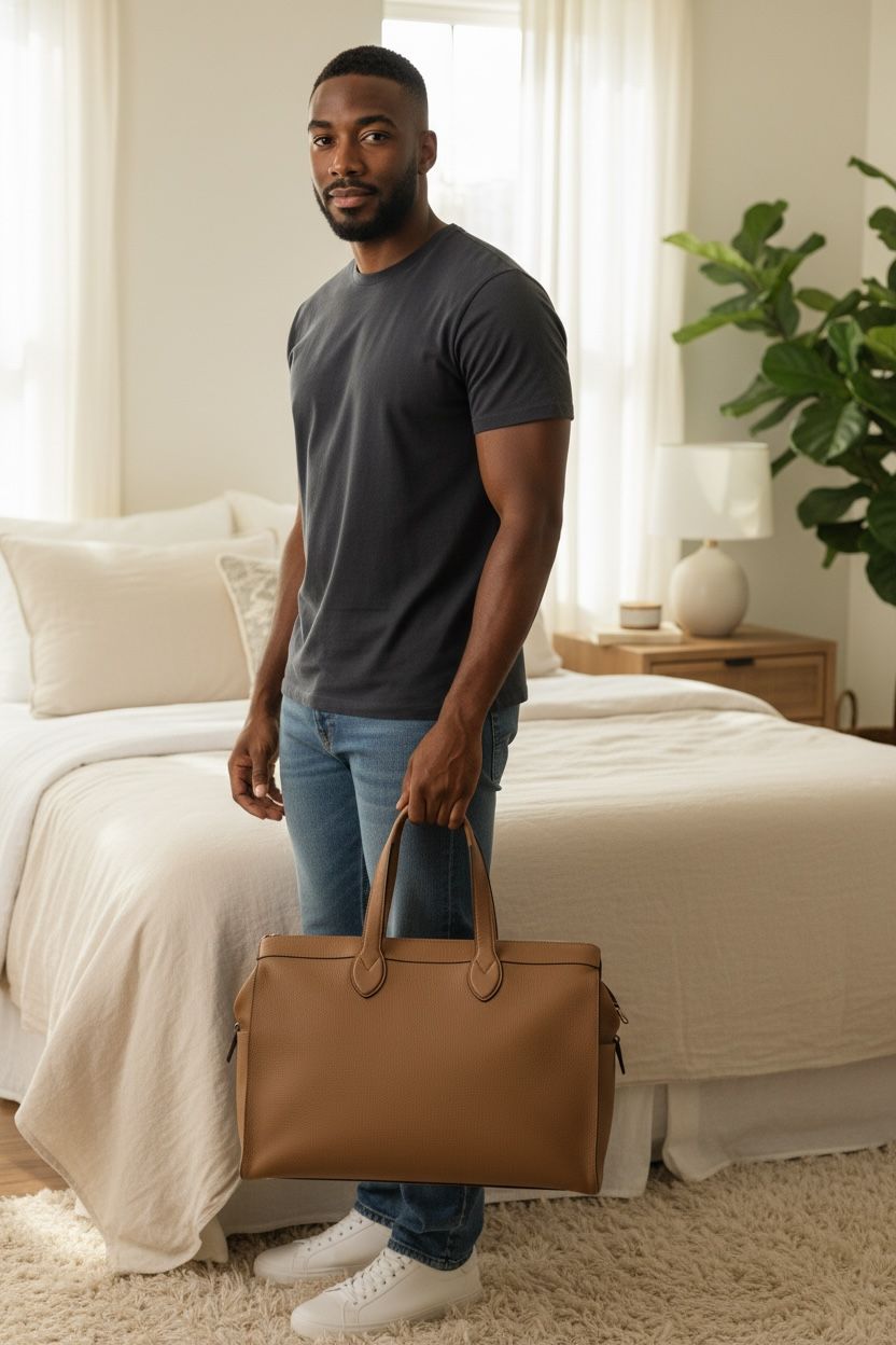 Fendi 85% New Camel Leather Briefcase Bag for Men 👜💼✨ Almost Like New
Fendi Premium Tan Pebbled Leather Tote Bag – 85% New 🧳👔🔥 Excellent Condition