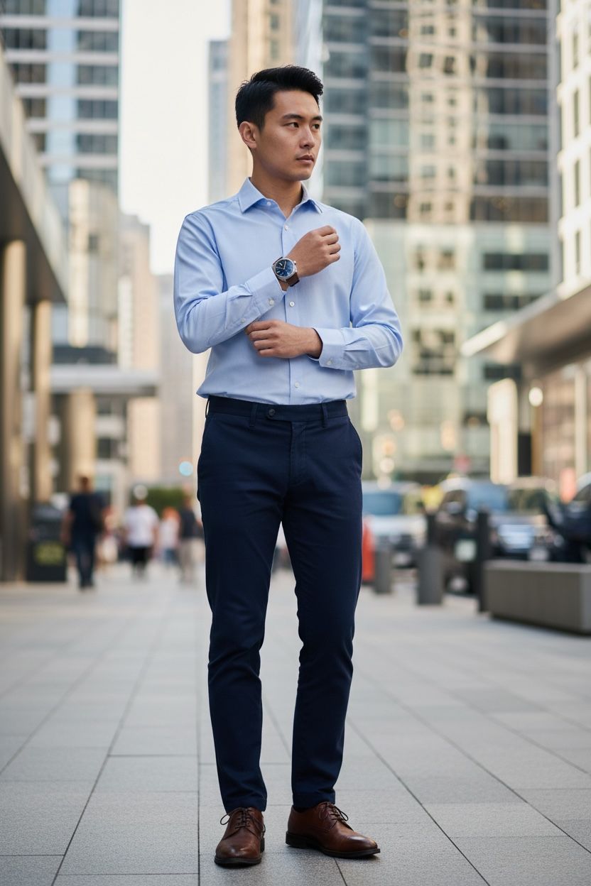 Vintage Panerai Radiomir Panerai Blue Dial 45mm Manual Wind Watch with Brown Leather Strap 🔥