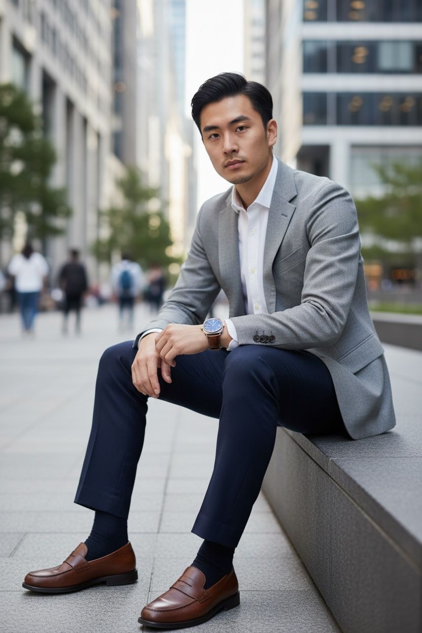 Vintage Panerai Radiomir Panerai Blue Dial 45mm Manual Wind Watch with Brown Leather Strap 🔥